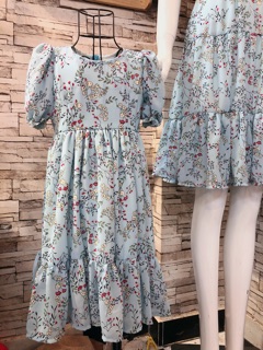 Set mẹ bé voan hoa nhí
