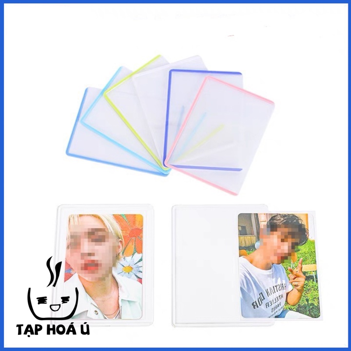 TOPLOADER B8 MEET YX COLOR BORDER ĐỰNG CARD, BẢO VỆ ẢNH THẺ IDOL KPOP CÓ SEAL, VIỀN MÀU