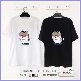 Áo thun uniaex nam nữ in mèo Ami Bụng Bự cute - Hala Store