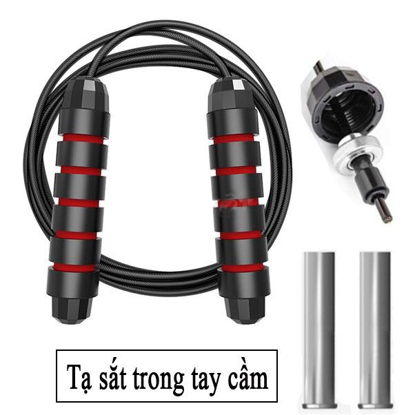 Dây nhảy đếm số lõi thép giảm cân tập thể dục tại nhà đếm số vòng tự động