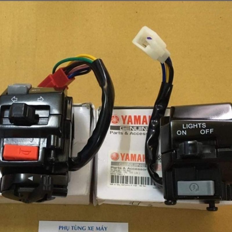 Cặp cùm nút công tắc xe Jupiter V zin chính hãng