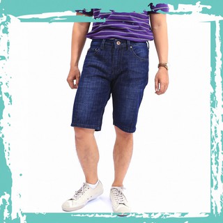 [Ưa Chuộng] Fasamy Quần Jeans short nam Xanh Đậm Trẻ Trung FS020 - Chính Hãng