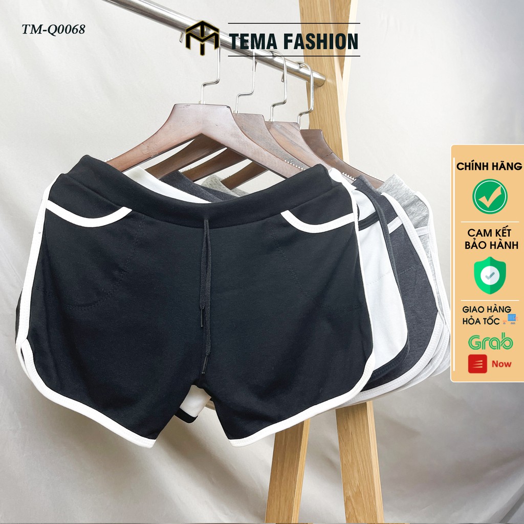 Quần đùi nữ MIA 1992 cao cấp - Quần short nữ basic thể thao kẻ viền bắt mắt chất Umi siêu thoáng mát