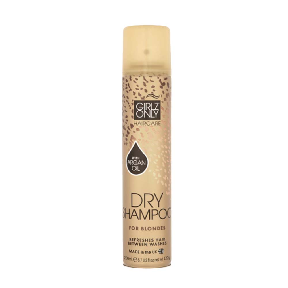 Dầu Gội Khô Giúp Tóc Sạch Gàu Và Bồng Bềnh Girlz Only For Blondes 200ml (Vàng)