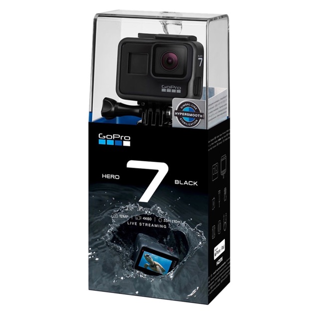 Máy quay hành trình Gopro Hero 7 Black chính hãng - Tặng Full Phụ Kiện
