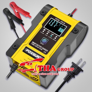 Sạc ác quy foxsur cực thông minh sạc pin với 7 chế độ sạc thông minh bậc nhất hiện nay