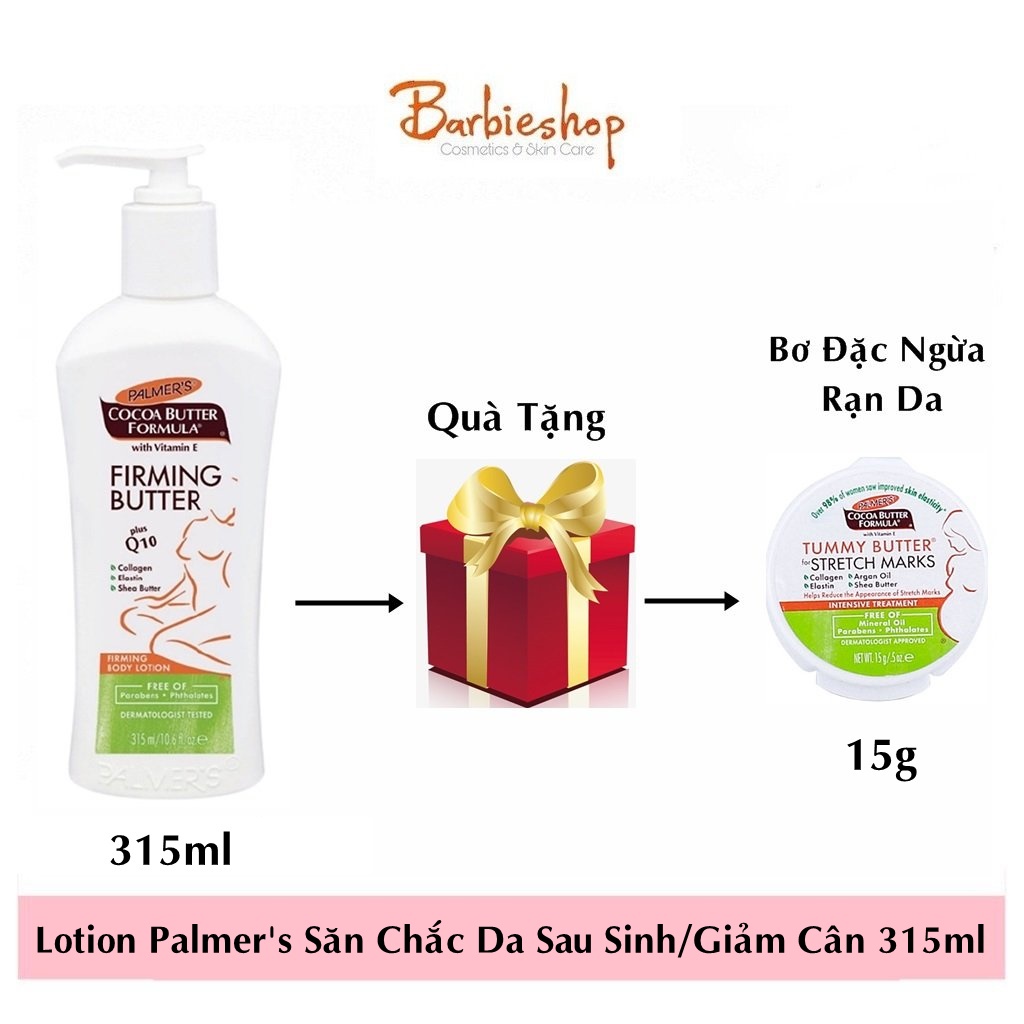 Sữa dưỡng thể làm săn chắc da Palmer's Cocoa Butter Formula Firming Butter 315ml