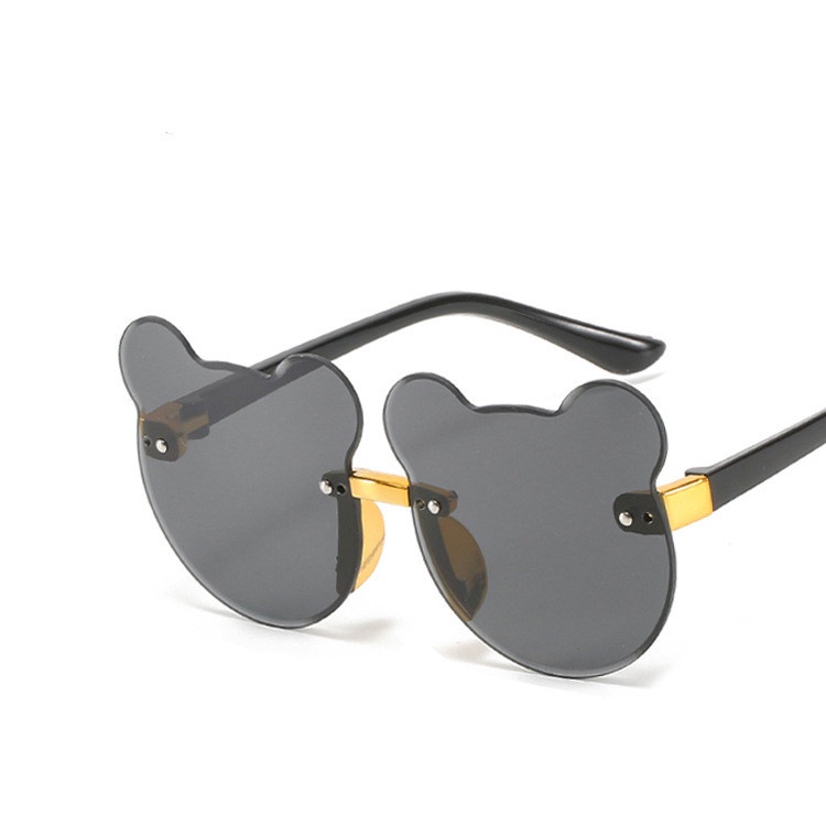 Kính Mát Chống Tia UV Hình Tai Gấu Dễ Thương Cho Bé