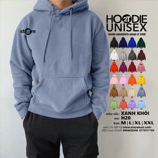 Áo Khoác Nỉ Trơn Cánh Dơi Nam Nữ, Áo Hoodie Basic Nhiều Màu