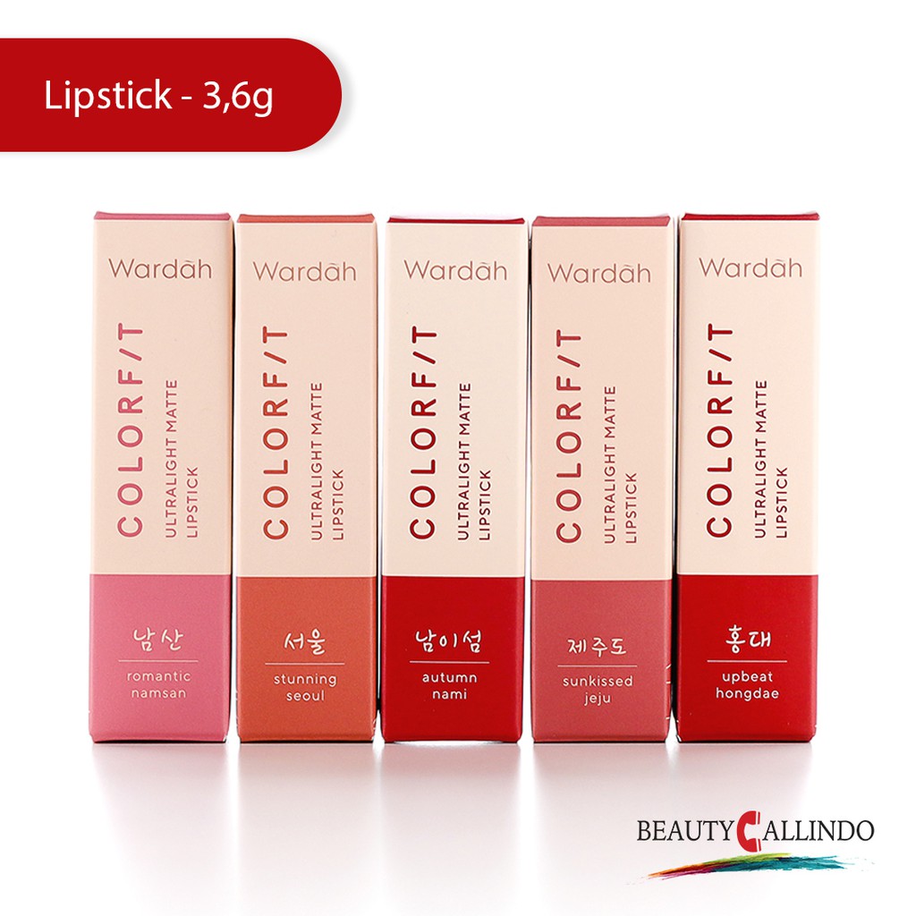 (hàng Mới Về) Son Lì Siêu Nhẹ Màu Sắc Thời Trang Thương Hiệu Wardah 1-13 | BigBuy360 - bigbuy360.vn