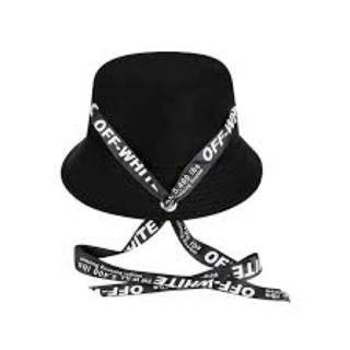 Mũ tai bèo dây off white