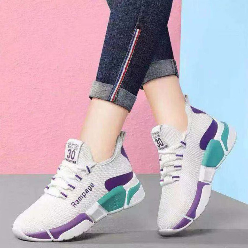 Giày thể thao nữ, sneaker thời trang mềm êm chân Ladies lace-up (hàng xả giá tốt)