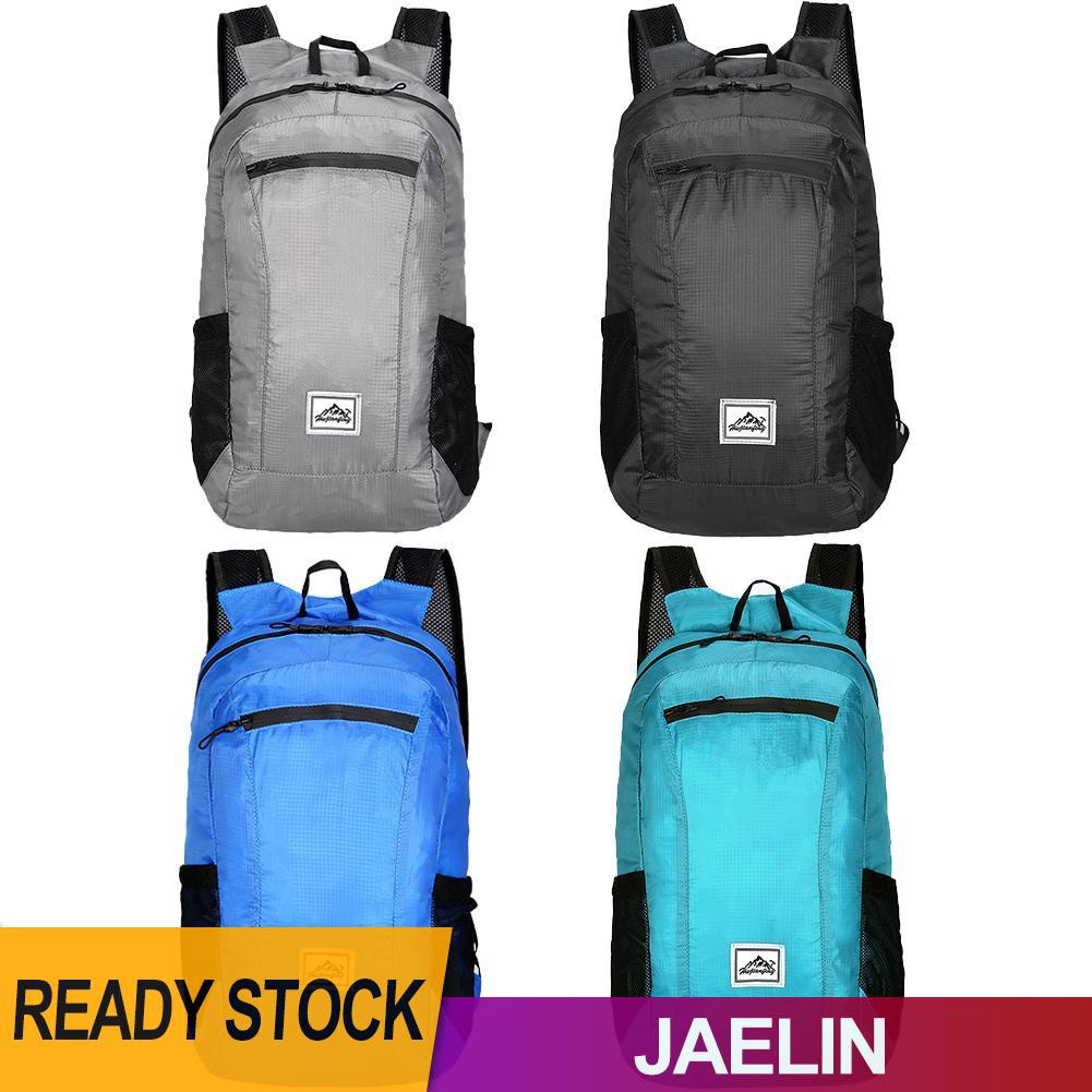 JAE Outdoor Foldable Shoulder Backpack Ultra Light Waterproof 20L Travel Bag