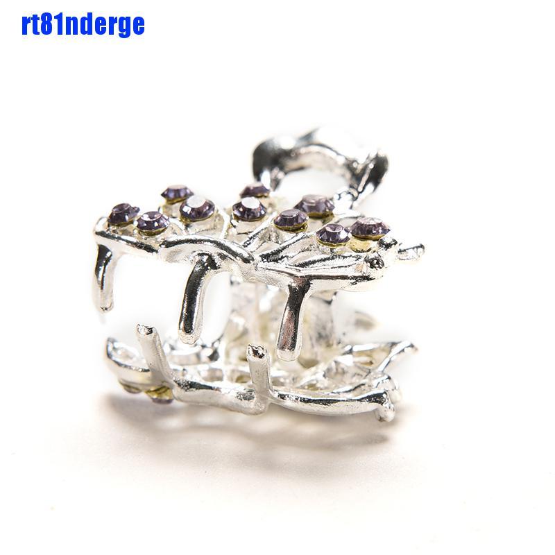 Kẹp Tóc Càng Cua Mini Đính Hoa Pha Lê Phong Cách Mới