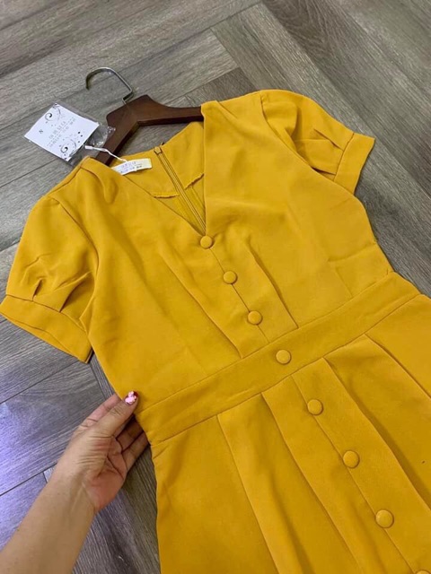 VÁY VÀNG CÚC SIÊU SANG | BigBuy360 - bigbuy360.vn