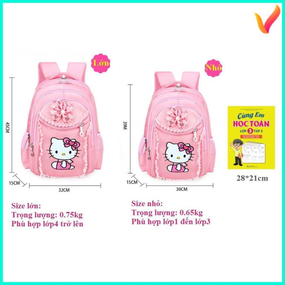 Cặp Sách Đi Học Bé Gái, Balo Học sinh cấp 1,hinh Hellokitty dễ thương.Món quà ý nghĩa cho bé yêu của bạn ngày tựu trương