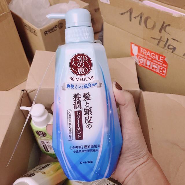 Dầu gội và Dầu xả sạch sâu- thanh mát Megumi Fresh And Clean 400ml