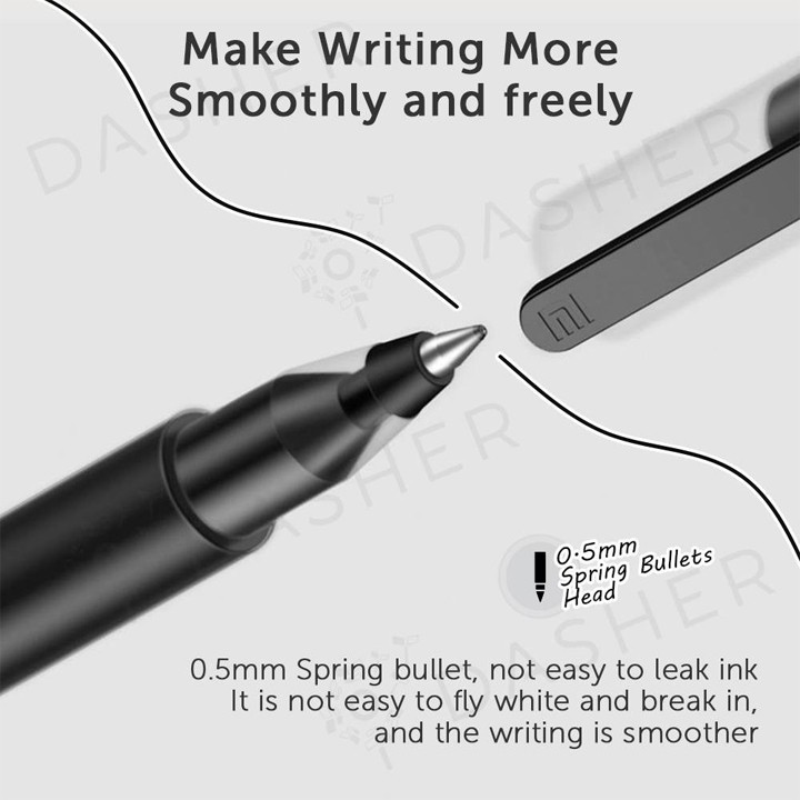 Bút bi Xiaomi Jumbo Gel Ink Pen 0.5mm viết chữ sáng tạo *Freeship* Bút gel Kaco Mi Pen