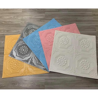 Xốp dán tường 3D hoa văn họa tiết tân cổ điển phong cách Vintage Châu Âu - Hàng nhập khẩu cao cấp