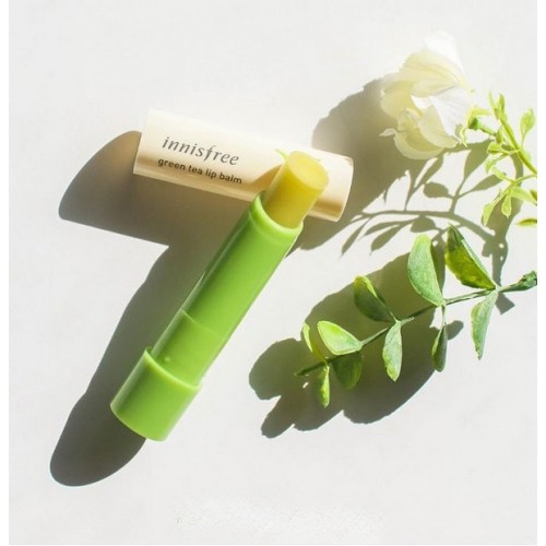 Son Dưỡng Môi Trà Xanh Với 99.9% Thành Phần Chiết Xuất Từ Thiên Nhiên Innisfree Green Tea Lip Balm 3.6g