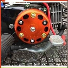 Nắp Chụp Nhôm CNC Lốc Nồi Xe Wave Super Dream Sirius 50 Exciter 50 Elegen  Kiểu - 4 MÀU