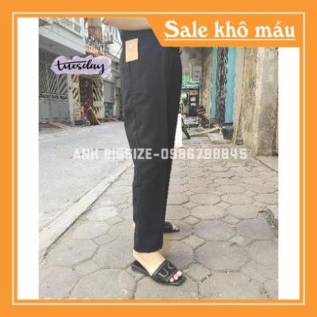 (Hàng Bán Shop) BigSize Quần Baggy túi trước Cạp Nhún Chun Vitek HÀN Ms36 -b11