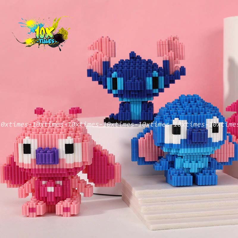 lego linkgo 3D nhân vật hoạt hình stich - stitch cho bé, đồ chơi trẻ em lắp ráp dễ thương sáng tạo, quà tặng sinh nhật