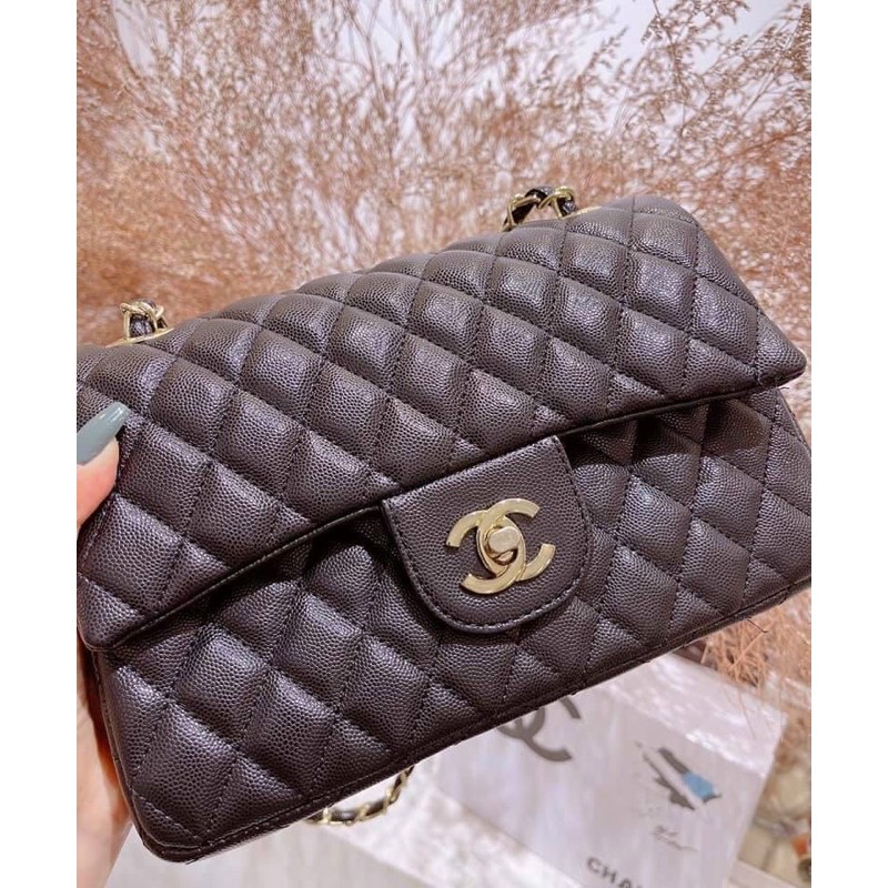 / siêu phẩm/ túi xách cha nel da hạt gạo size 25 cm đejp ( không hộp) | BigBuy360 - bigbuy360.vn