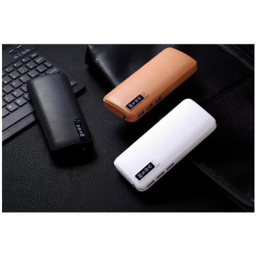 SẠC DỰ PHÒNG OPPO LCD 28000MAH GIẢ DA/ HIỂN THỊ CAO CẤP - SẠC CỰC NHANH