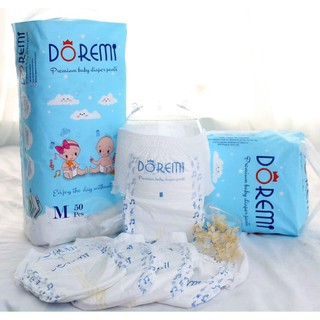 Tã bỉm dôremi quần m.l.xl.xxl 50 chiếc