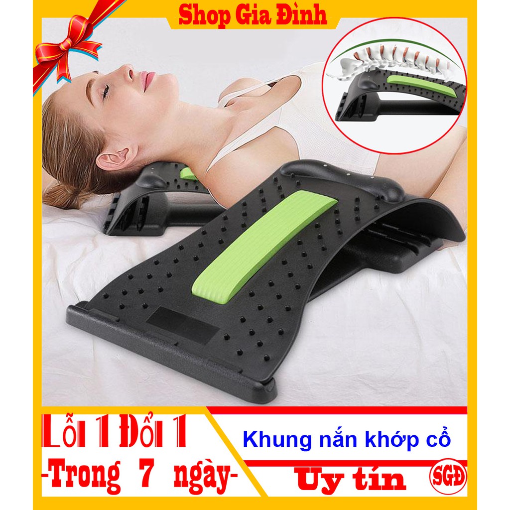 Khung nắn chỉnh kéo dãn cột sống cổ - Châm cứu vai,cổ dễ dàng tự nhiên