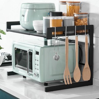 Kệ đựng gia vị nhà bếp 2 tầng Vando, kệ đựng đồ dùng nhà bếp điều chỉnh kích thước tiện lợi nhiều màu | BigBuy360 - bigbuy360.vn