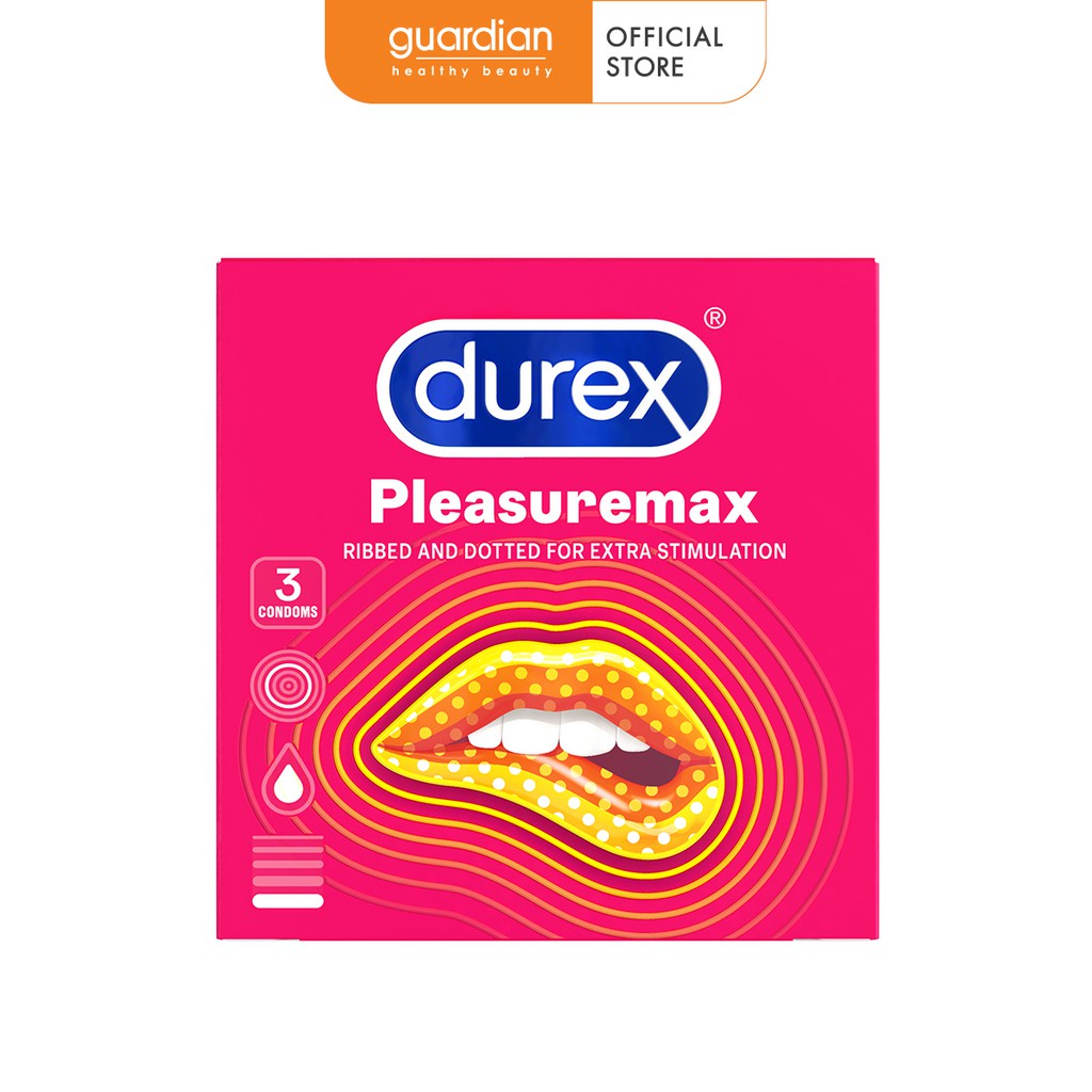 Bao cao su Durex Pleasuremax (3 cái)