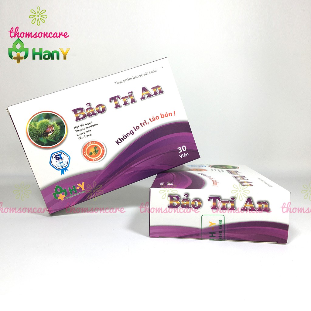 Bảo trĩ an - Hỗ trợ giảm táo bón từ chất xơ hòa tan, cao diếp cá, rutin và thảo dược Hộp 30 viên | BigBuy360 - bigbuy360.vn