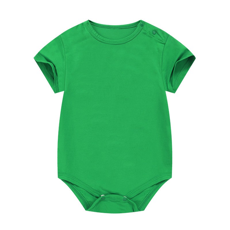 Bộ bodysuit cho bé trai bé gái mẫu trơn, bộ body ngắn tay cho bé nhiều màu sắc lựa chọn chất cotton hàng xuất khẩu