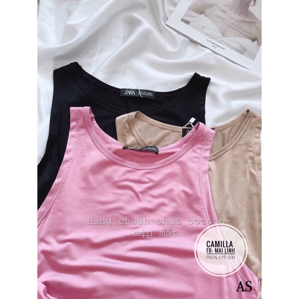 Đầm suông sát nách 3 màu chất thun lạnh