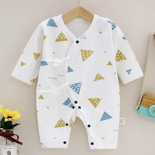 Body yutaka dài tay bodysuit bộ đồ liền thân cho bé trai bé gái mặc thu đông hàng Quảng châu xuất Hàn