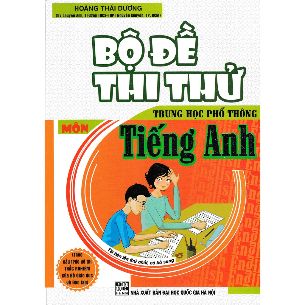 Sách - Bộ Đề Thi Thử Trung Học Phổ Thông Tiếng Anh