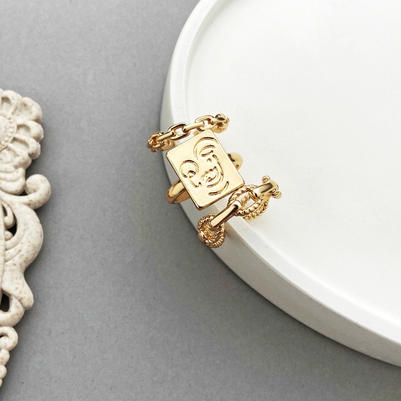 Set 3 Nhẫn Đeo Khớp Ngón Tay Bằng Kim Loại Vintage Cho Nữ