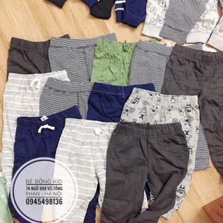 Set 3 quần nỉ da cá bé trai