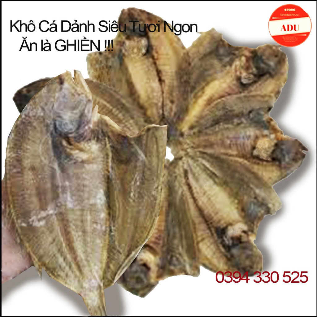 1KG Khô Cá Dảnh (Cá Ngộ) Loại Ngon Đặc Sản Nổi Tiếng Phan Thiết-Bình Thuận Bao Ngon Rẻ