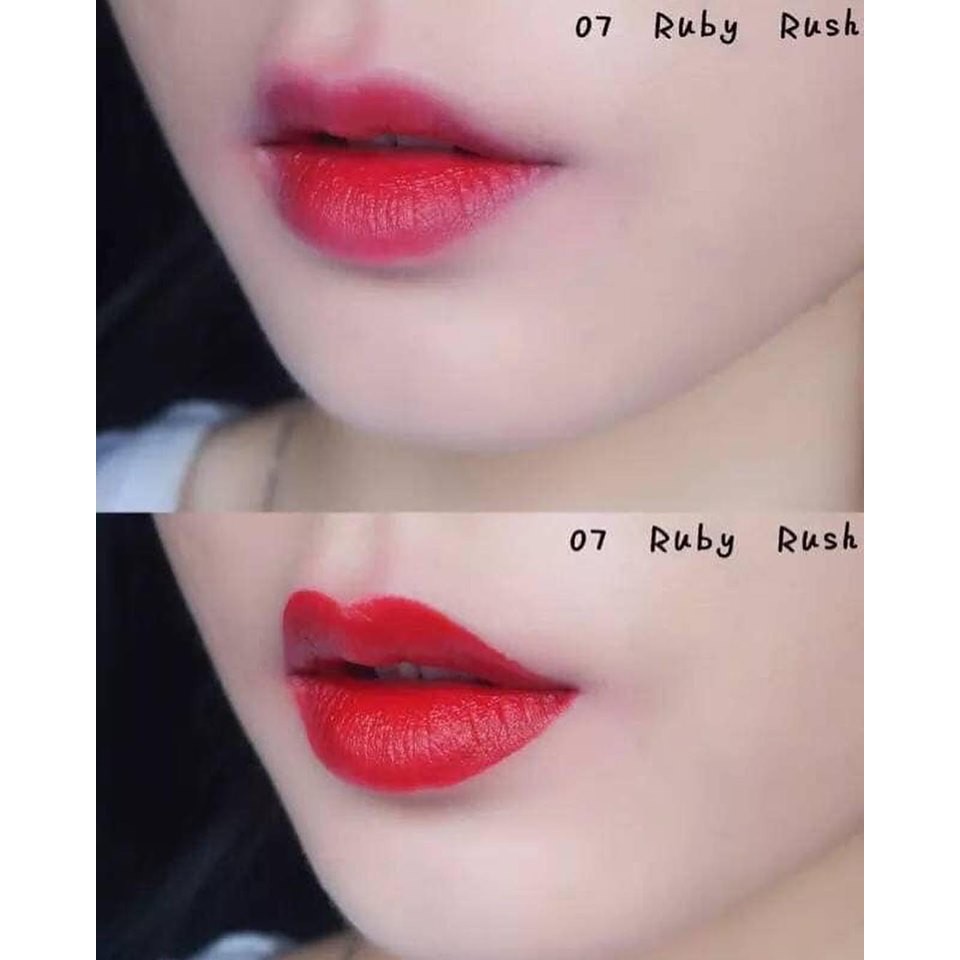 Son Môi Tom Ford Lip Color Matte 07 Ruby Rush Đỏ Thuần