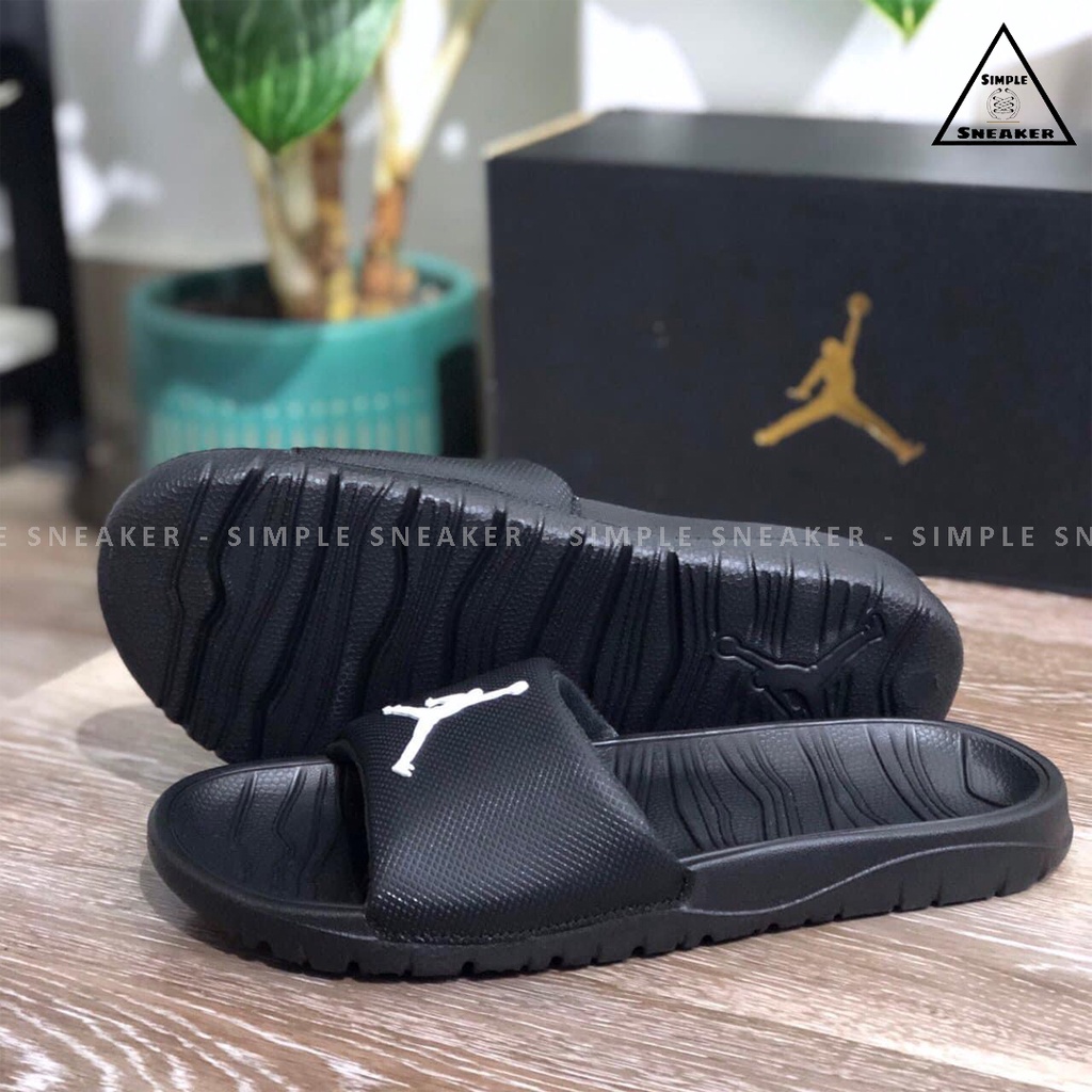 Dép Nike Jordan Chính Hãng FREESHIP Dép Jordan Break Slides Black White  [AR6374 010] - Simple Sneaker