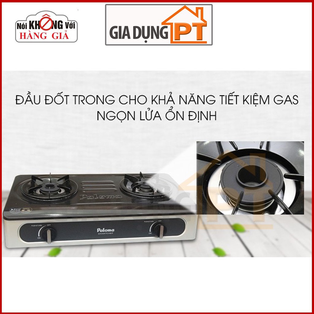 Bếp gas dương để bàn Paloma PA-V71EG PA-V72EG, sản xuất tại Việt Nam, mặt bếp tráng men cao cấp, đầu đốt ECO tiết kiệm
