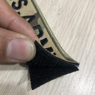 Patch dán vải Velcro thêu 3D dán nón balo
