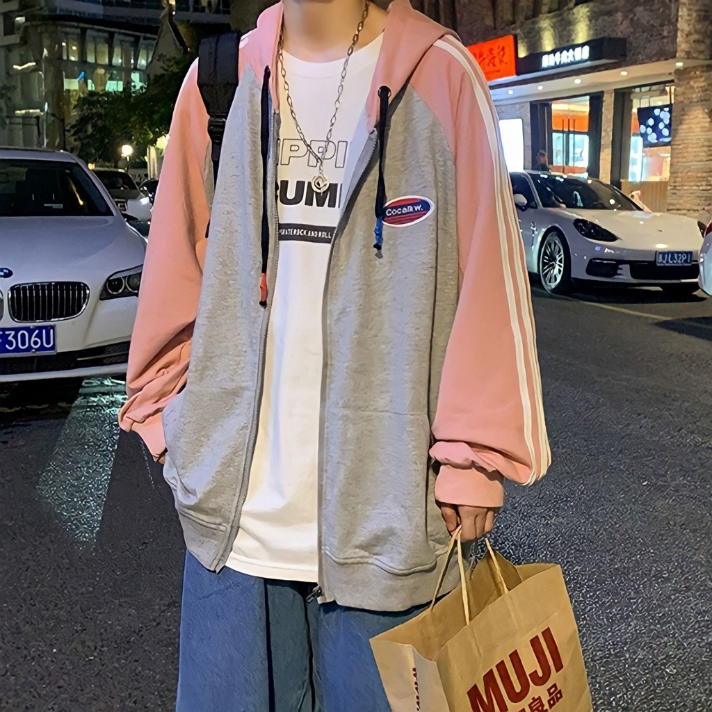 Áo khoác nỉ form rộng có mũ SOCVIEN Áo khoác Hoodie tay dài phong cách hot trend - GENZOO