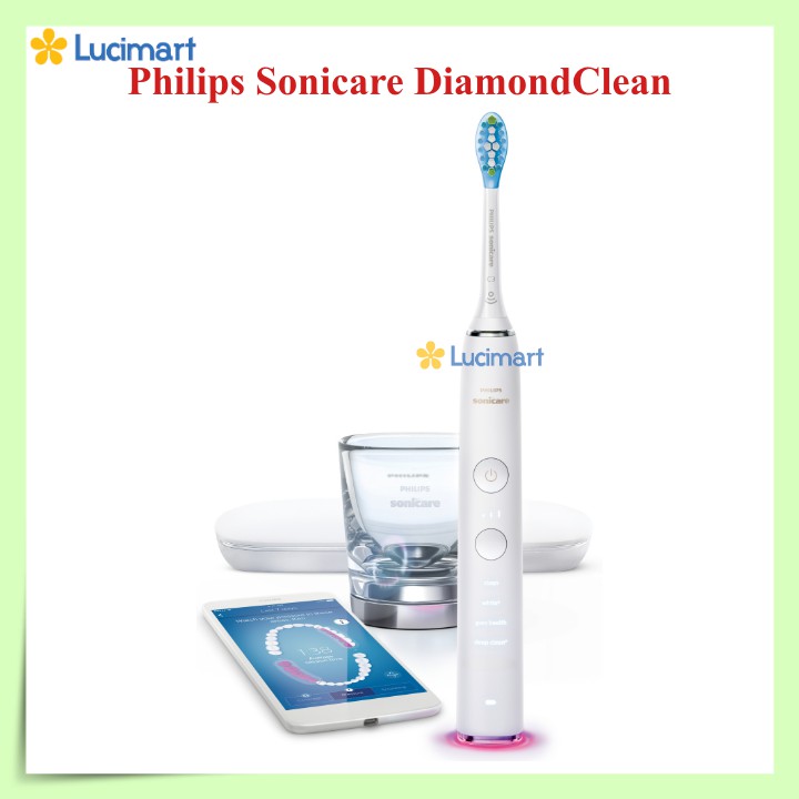 Bàn chải điện Philips Sonicare 9300 DiamondClean Smart [Hàng Mỹ]