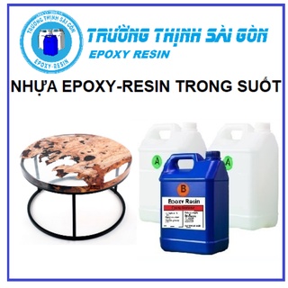 Keo Epoxy Resin Loại Cứng Bộ 5Kg Trong Suốt Không Bọt Không Ngả Màu - Trường Thịnh Epoxy