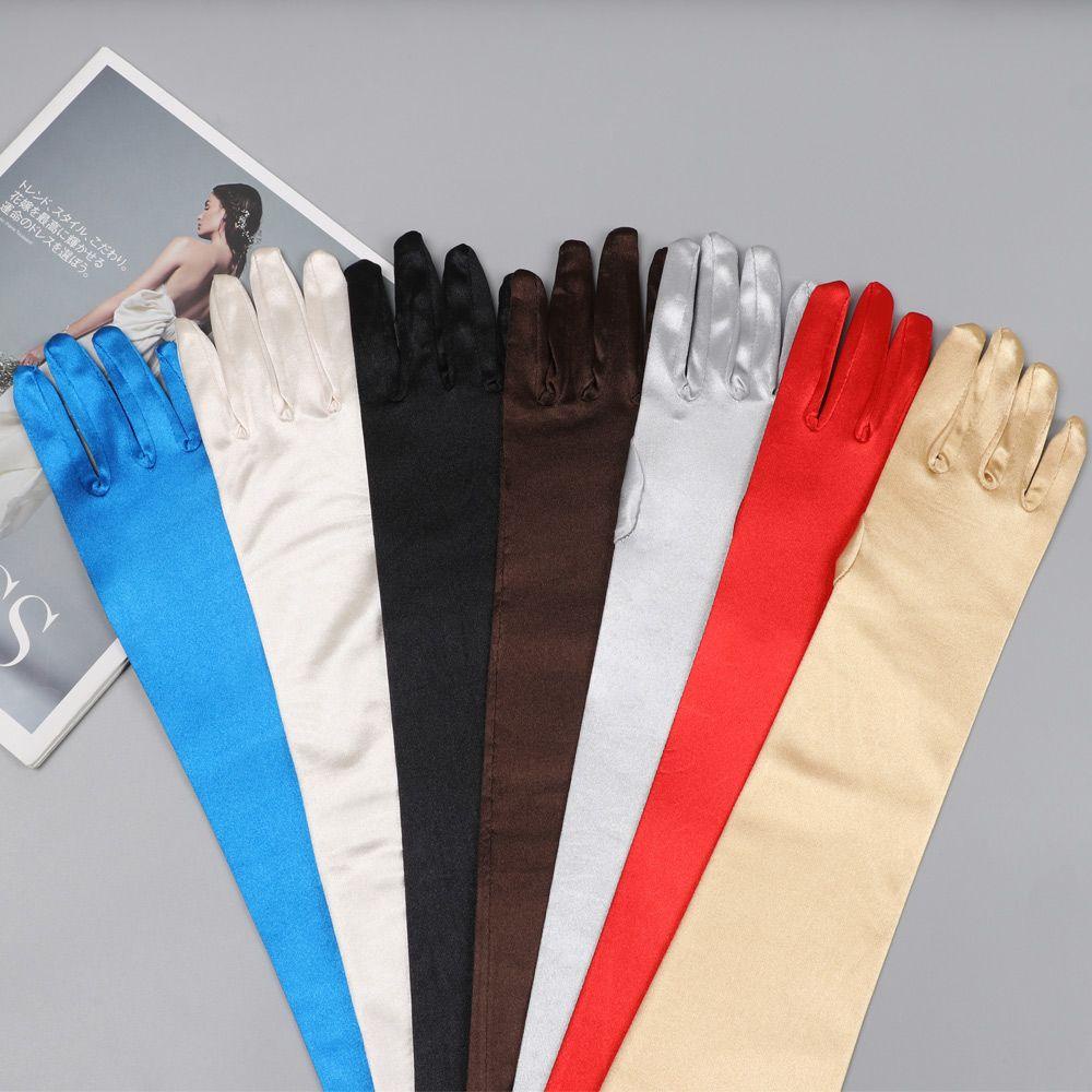 Găng Tay Dài Chống Nắng Dùng Lái Xe / Dự Tiệc Cho Nữ