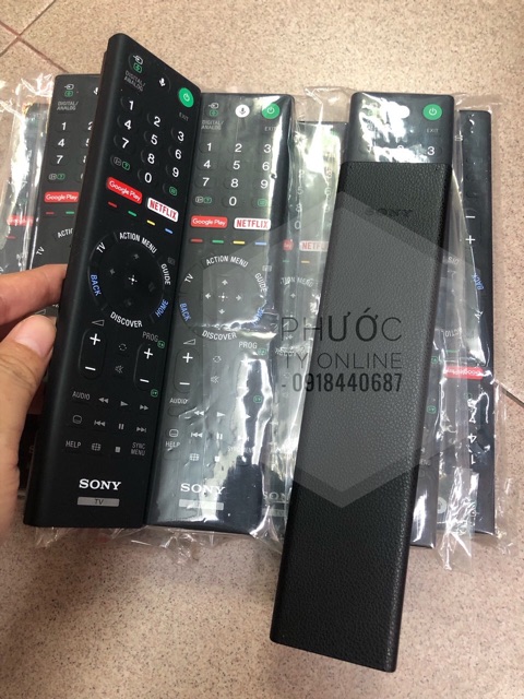 Remote tivi điều khiển giọng nói Sony RMF-TX200P phím nổi - Chính hãng